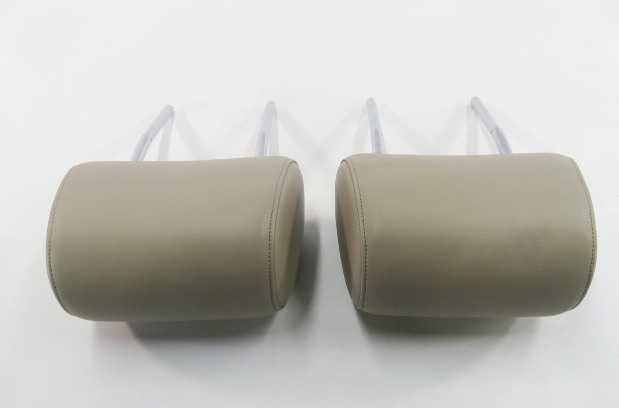 Thumbnail 6: 2011 AUDI Q7 (4L) FRONT LEFT & RIGHT SEAT HEADREST SET-2 (BEIGE LEATHERETTE)