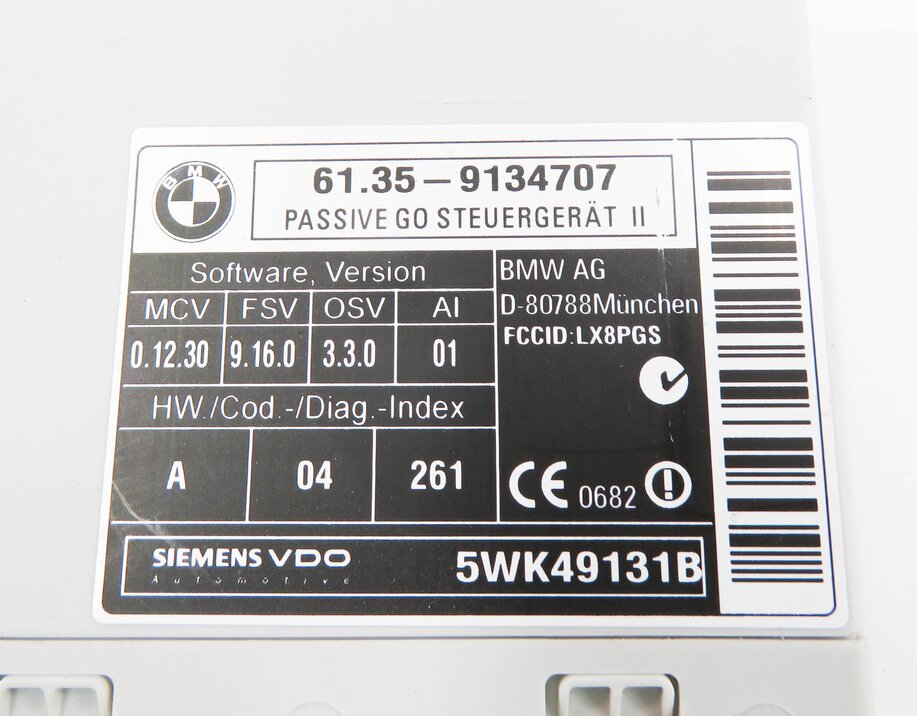 Thumbnail 7: 2007-2014 BMW 528i 535i 550i X5 X5M X6M (E60 E70 E71) KEYLESS PASSIVE GO MODULE