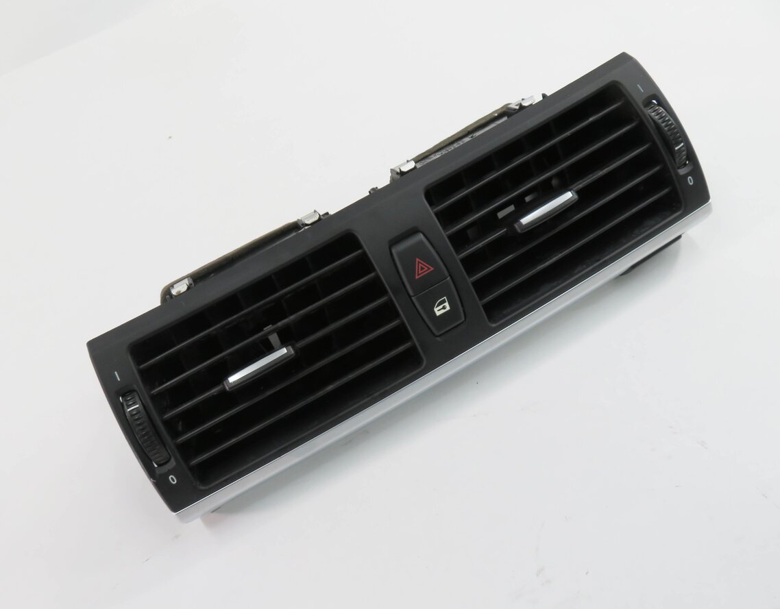 2009 BMW X5 (E70) CENTER DASH HEATER A/C AIR VENT w/ HAZARD & LOCK SWITCH