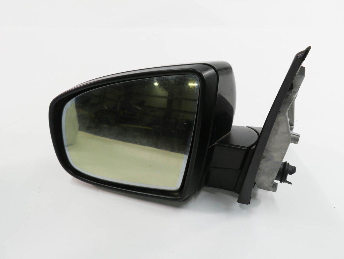 Thumbnail 2: 2007-2013 BMW X5 (E70) LEFT DRIVER P-FOLD AUTO DIM HEATED DOOR MIRROR (BLACK)