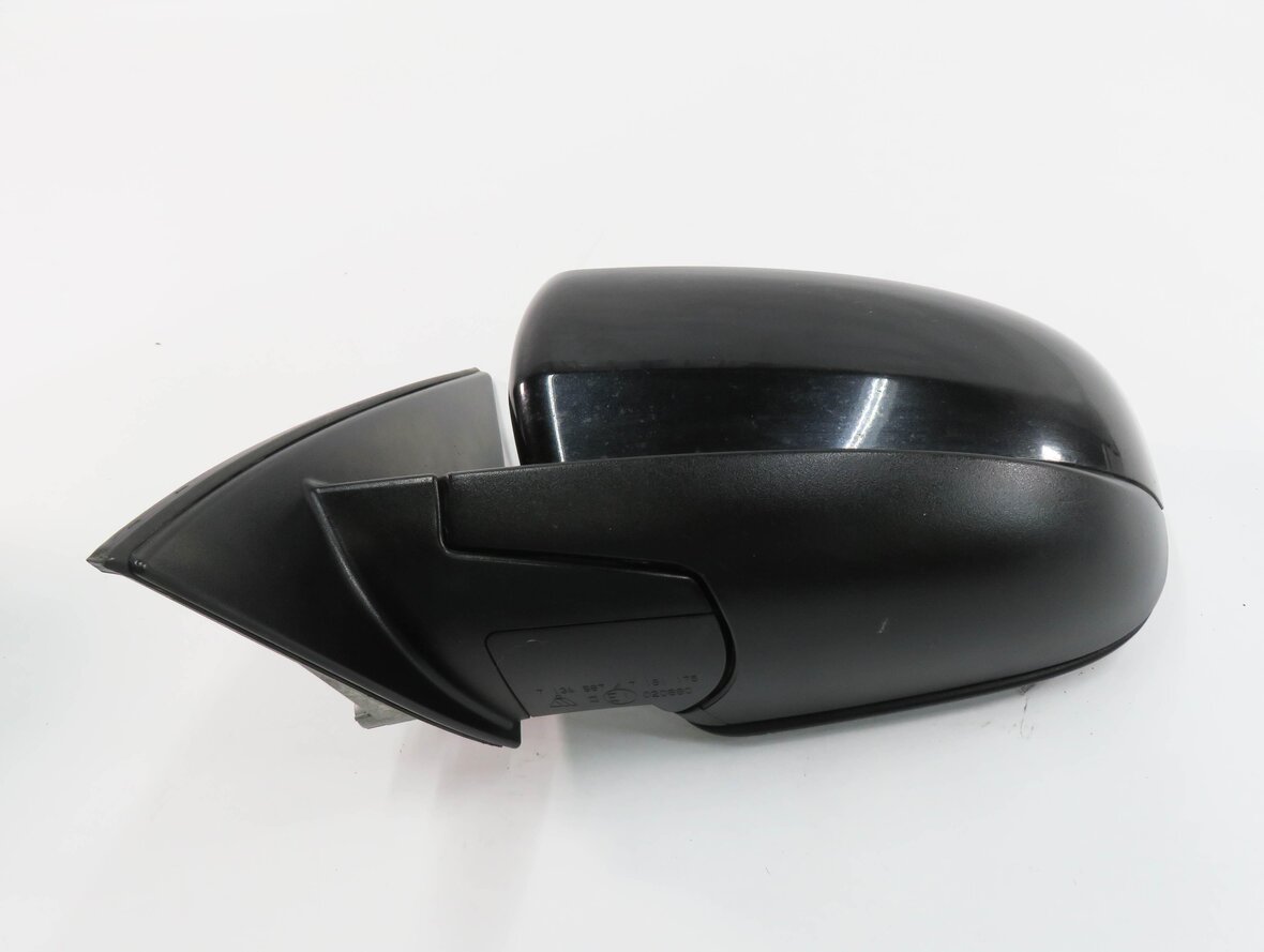 Thumbnail 6: 2007-2013 BMW X5 (E70) LEFT DRIVER P-FOLD AUTO DIM HEATED DOOR MIRROR (BLACK)