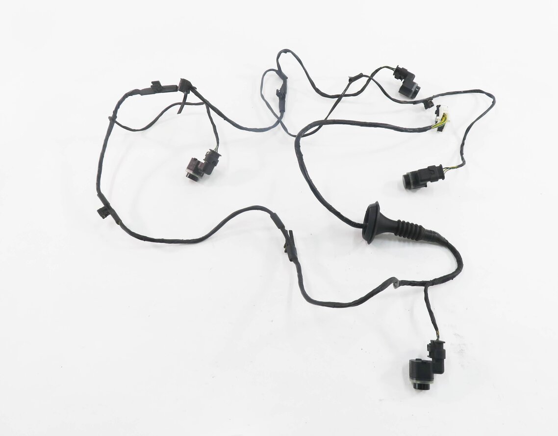 Thumbnail 2: 2009 BMW X5 (E70) REAR PDC PARK DISTANCE SENSOR SET w/ HARNESS (BLACK 475)