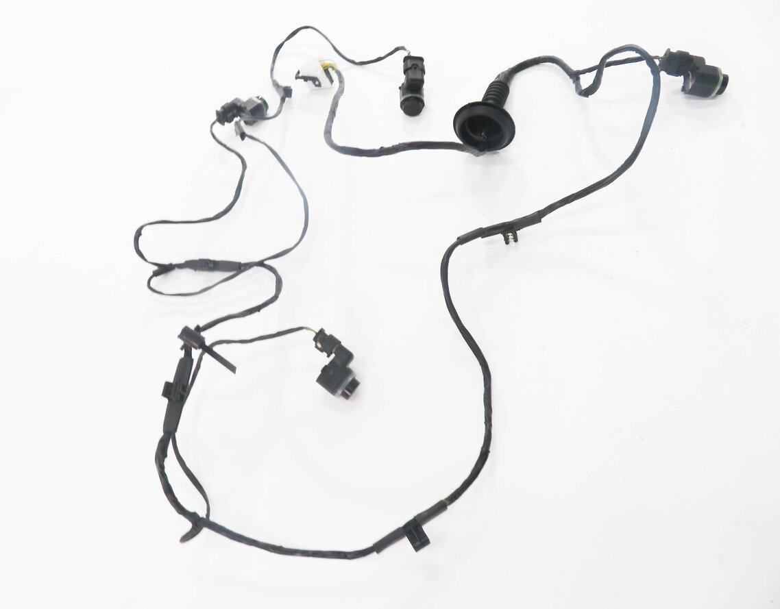 Thumbnail 4: 2009 BMW X5 (E70) REAR PDC PARK DISTANCE SENSOR SET w/ HARNESS (BLACK 475)