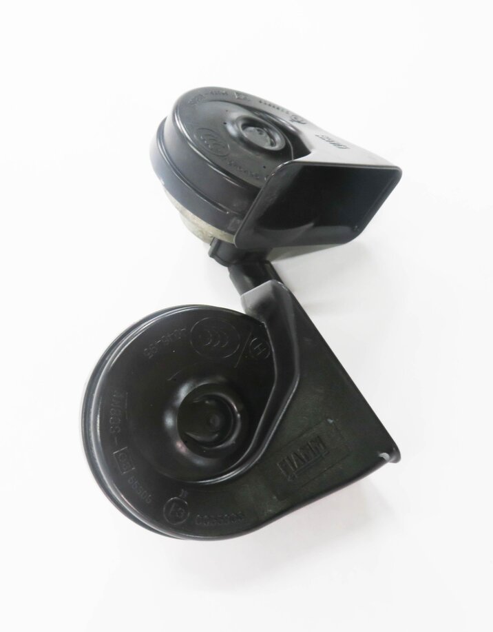Thumbnail 3: 2007-2011 BMW X5 X6 (E70 E71) HIGH & LOW TONE NOTE EMERGENCY SAFETY HORN SET