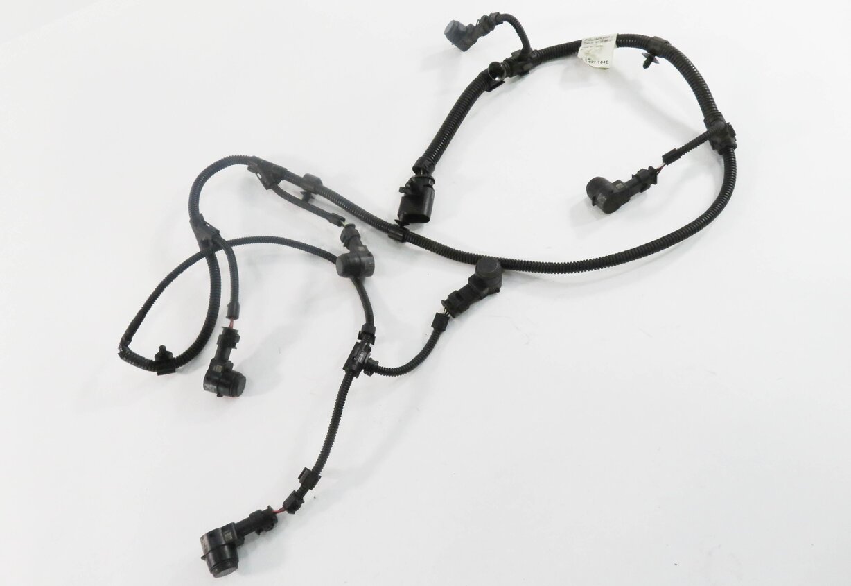 2008 PORSCHE CAYENNE (957) REAR PDC PARK DISTANCE SENSOR SET w/ HARNESS (BLACK)