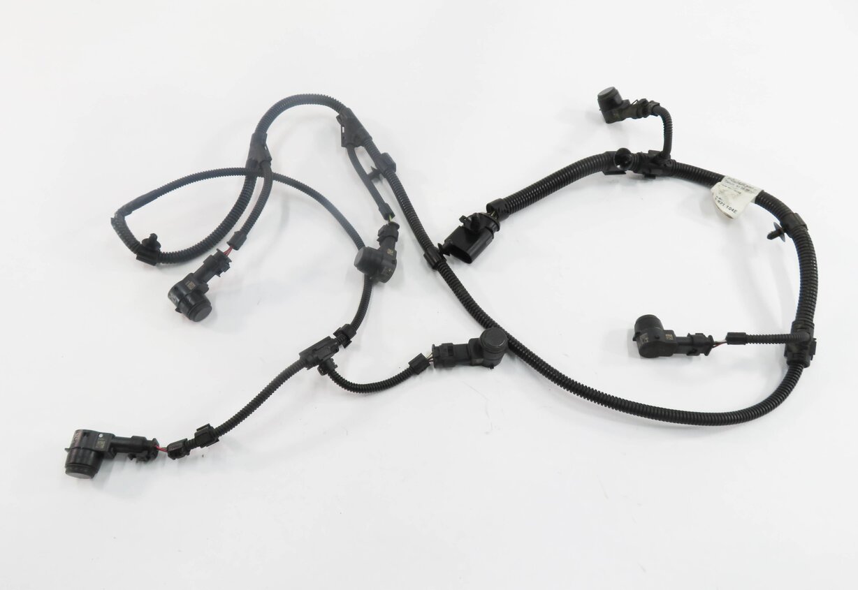 Thumbnail 2: 2008 PORSCHE CAYENNE (957) REAR PDC PARK DISTANCE SENSOR SET w/ HARNESS (BLACK)