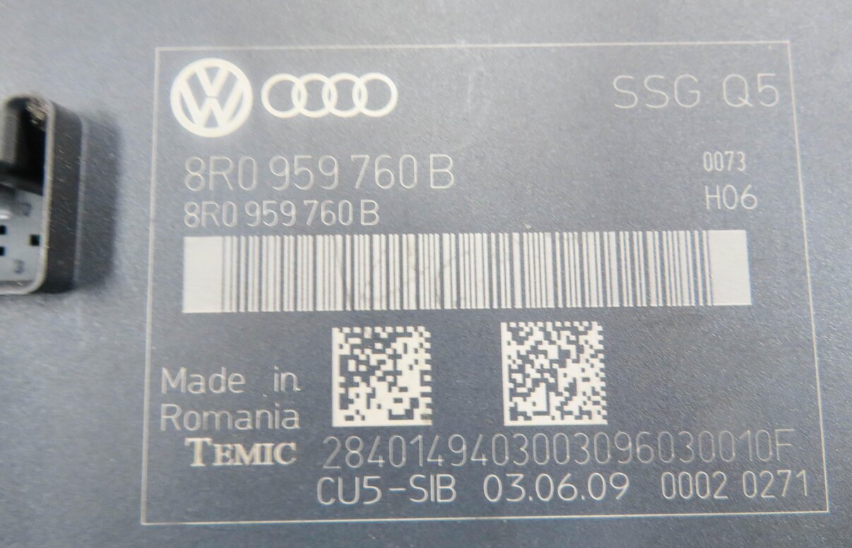 Thumbnail 6: 2009-2017 AUDI Q5 (8R) LEFT FRONT DRIVER MEMORY SEAT CONTROL MODULE COMPUTER