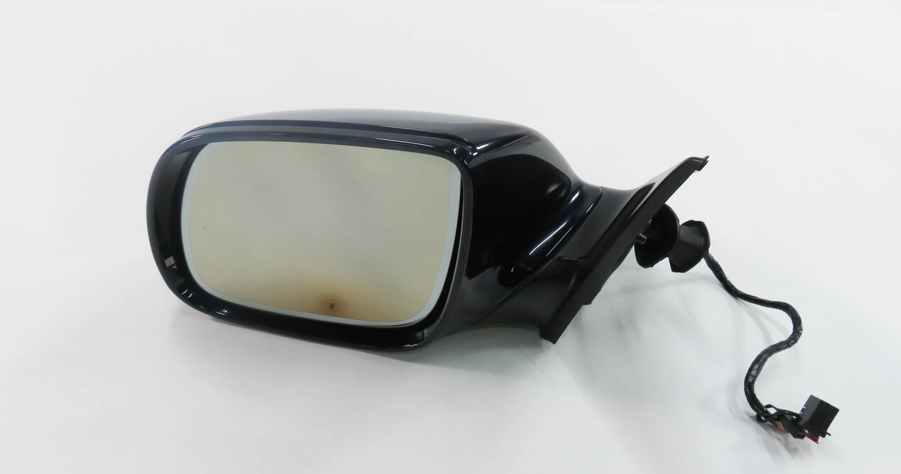 Thumbnail 3: 09-14 AUDI Q5 (8R) LEFT P-FOLD HEAT AUTODIM MEMORY DOOR MIRROR w/ LIGHT (BLUE)