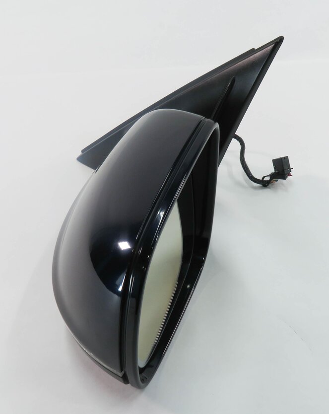 Thumbnail 5: 09-14 AUDI Q5 (8R) LEFT P-FOLD HEAT AUTODIM MEMORY DOOR MIRROR w/ LIGHT (BLUE)
