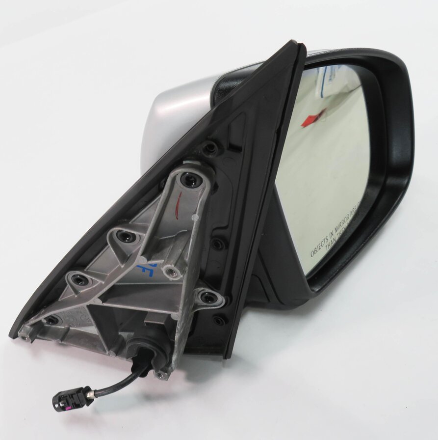 Thumbnail 22: 10-13 BMW X5 (E70) RIGHT P-FOLD MEM AUTODIM CAMERA HEATED DOOR MIRROR (SILVER)