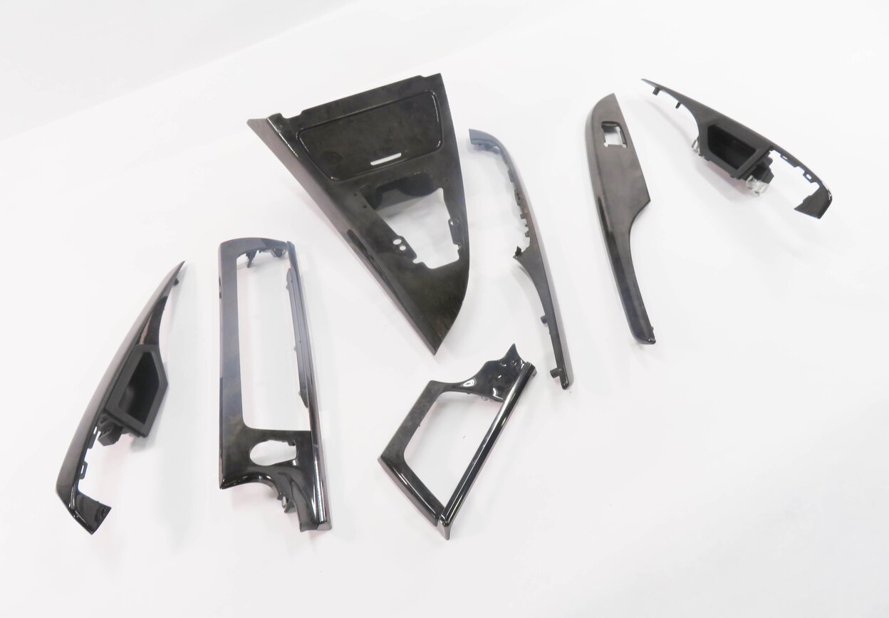2014 BMW M6 ///M (F06) GRAN COUPE - WOOD TRIM PANEL SET (FINE GRAIN GRAY)