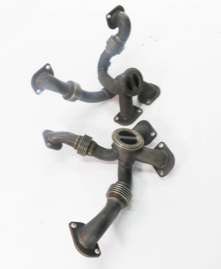 Thumbnail 3: 2012-2020 BMW M5 M6 M8 X5M X6M ///M - 4.4L S63 TWIN TURBO EXHAUST MANIFOLD SET-2