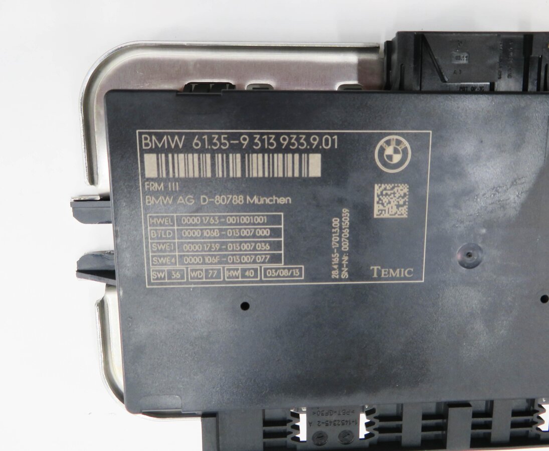 Thumbnail 8: 10-17 BMW 528i 535i 550i 650i 750i M5 X3 X6 - FRMIII BODY LIGHT CONTROL MODULE