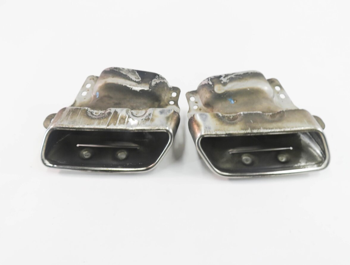 Thumbnail 2: 2010 MERCEDES S400 (W221) MUFFLER PIPE EXHAUST TIP SET (CHROME)
