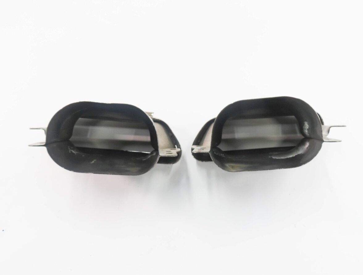 Thumbnail 6: 2010 MERCEDES S400 (W221) MUFFLER PIPE EXHAUST TIP SET (CHROME)
