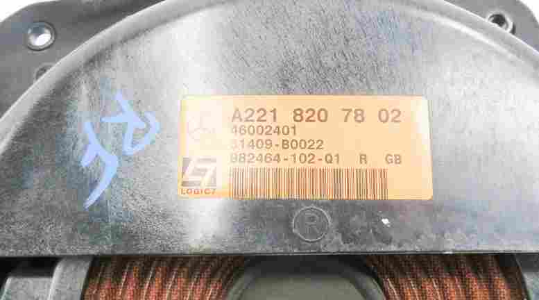 Thumbnail 7: 2010 MERCEDES S400 (W221) HARMAN LOGIC 7 AUDIO SUBWOOFER TWEETER SPEAKER SET-15