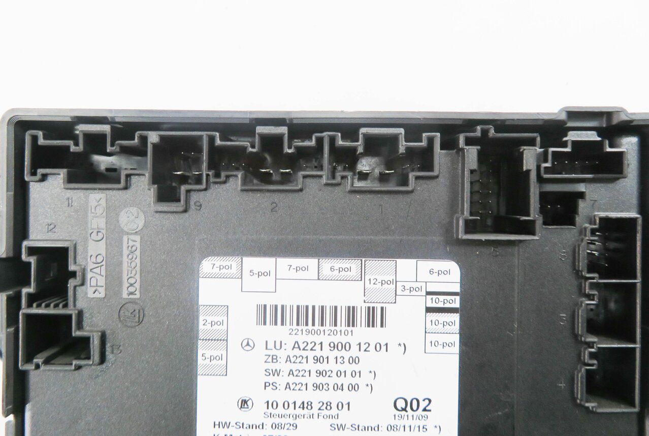 Thumbnail 6: 2010 MERCEDES S400 (W221) LEFT REAR DOOR CONTROL MODULE