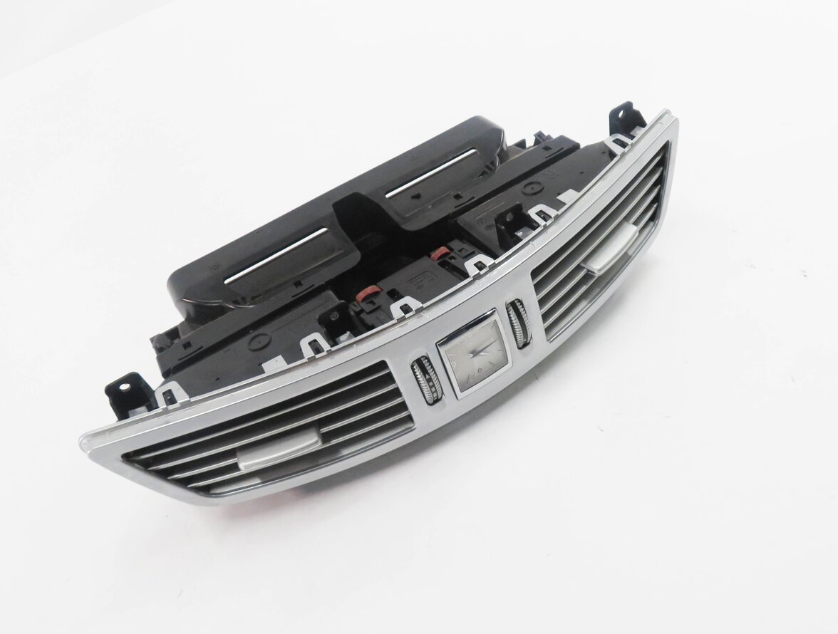 2010 MERCEDES S400 (W221) CENTER DASH HEATER A/C AIR VENT w/ CLOCK