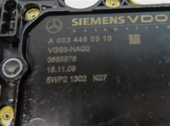 Thumbnail 7: 10-12 MERCEDES S400 (W221) HYBRID 722.9 AUTOMATIC TRANSMISSION CONDUCTOR PLATE