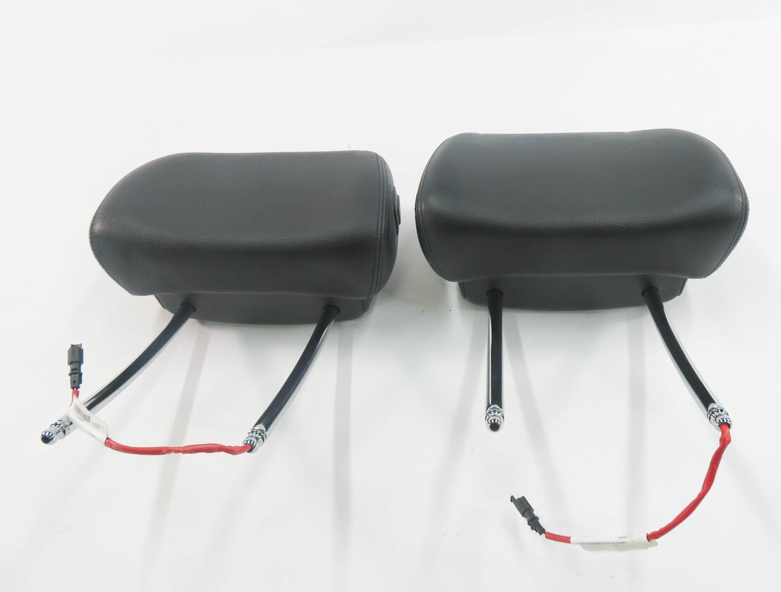 Thumbnail 2: 2008 BMW X5 (E70) FRONT LEFT & RIGHT SEAT ACTIVE HEADREST SET-2 (BLACK LEATHER)