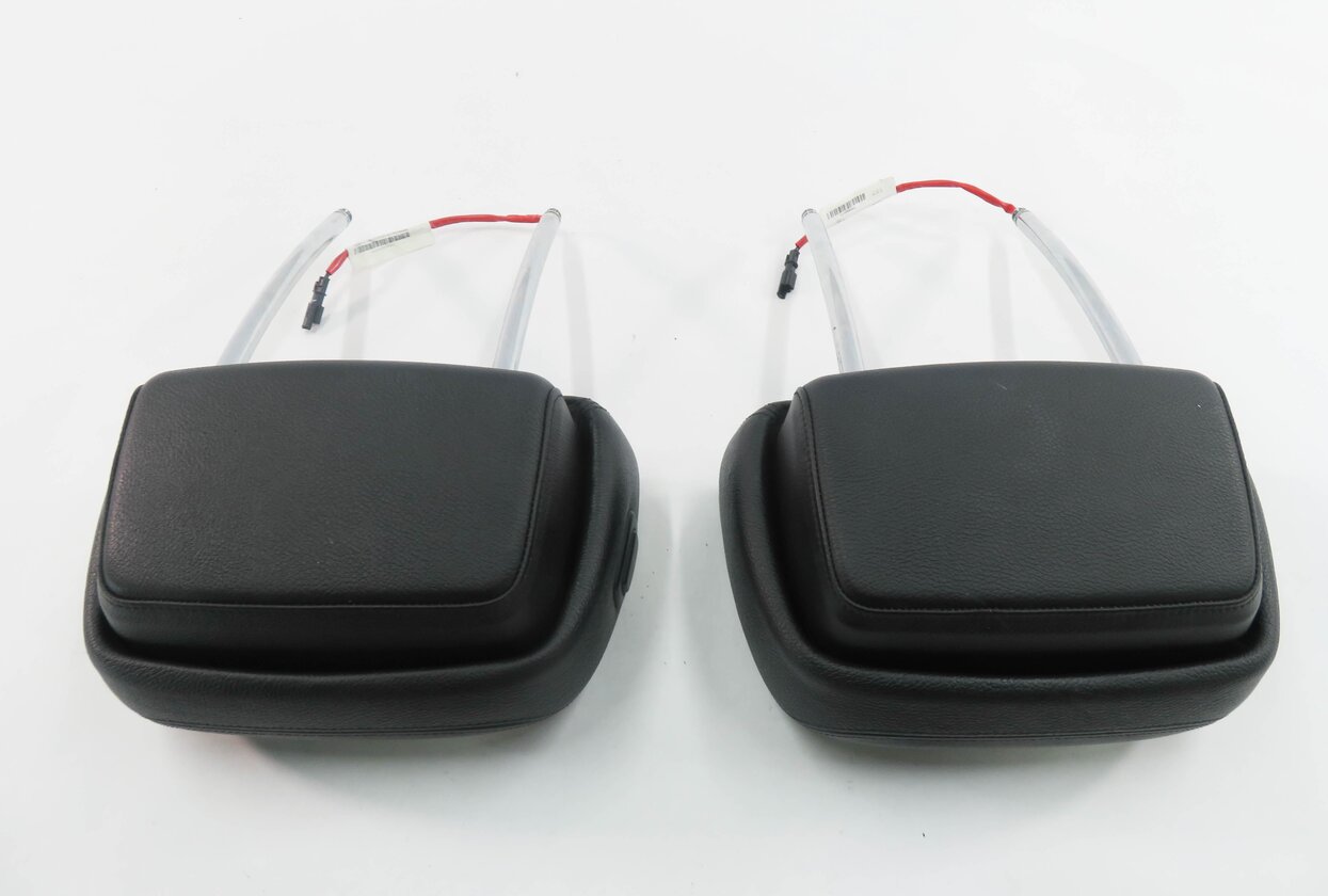 Thumbnail 6: 2008 BMW X5 (E70) FRONT LEFT & RIGHT SEAT ACTIVE HEADREST SET-2 (BLACK LEATHER)