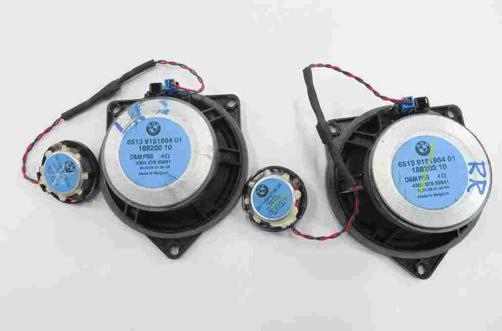 Thumbnail 13: 2008 BMW X5 (E70) TOP HiFi AUDIO SUBWOOFER SUB WOOFER  TWEETER SPEAKER SET-11