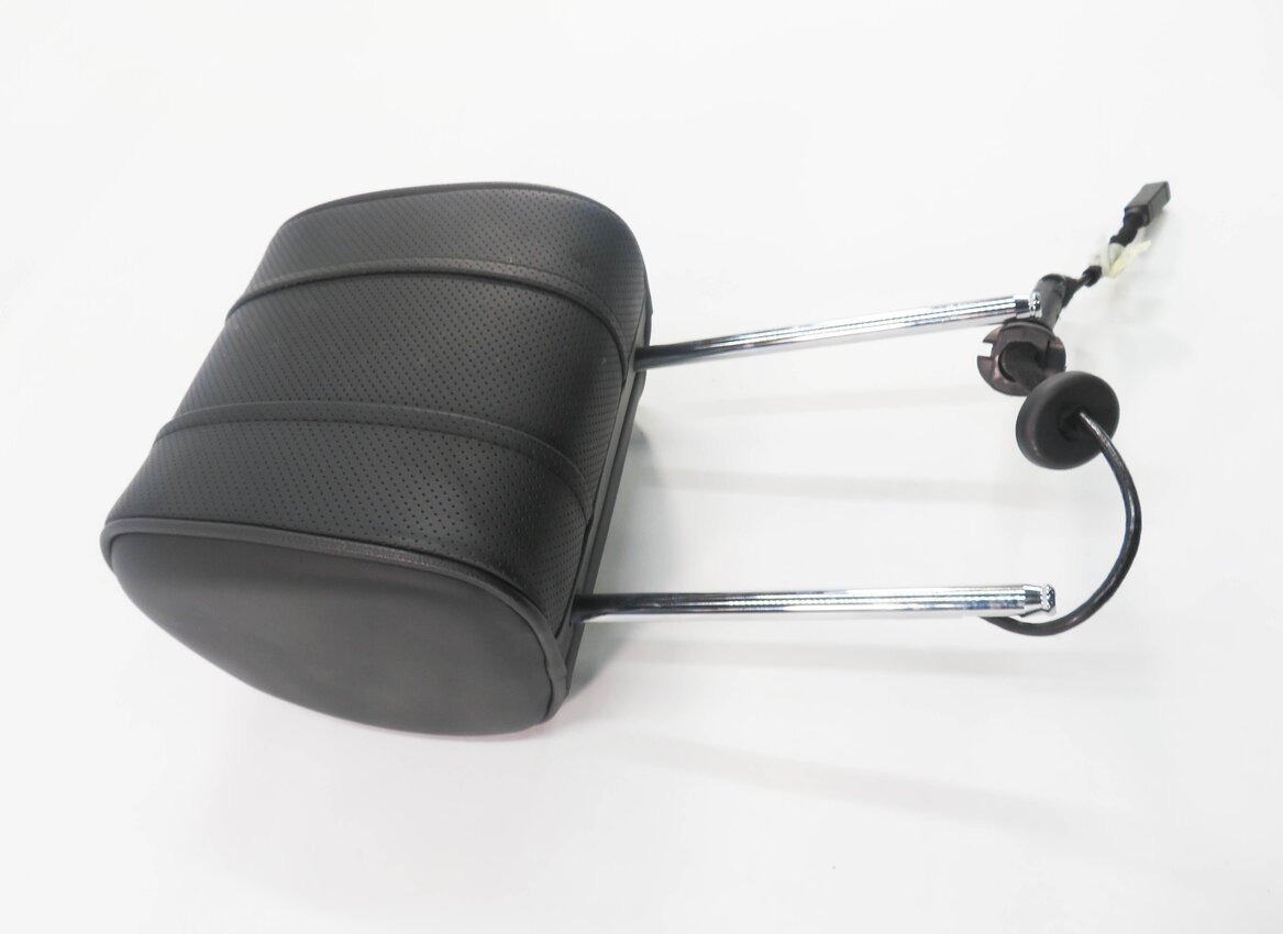 Thumbnail 4: 2008 RANGE ROVER (L322) LEFT FRONT DRIVER HEADREST w/ SCREEN (BLACK LEATHER)