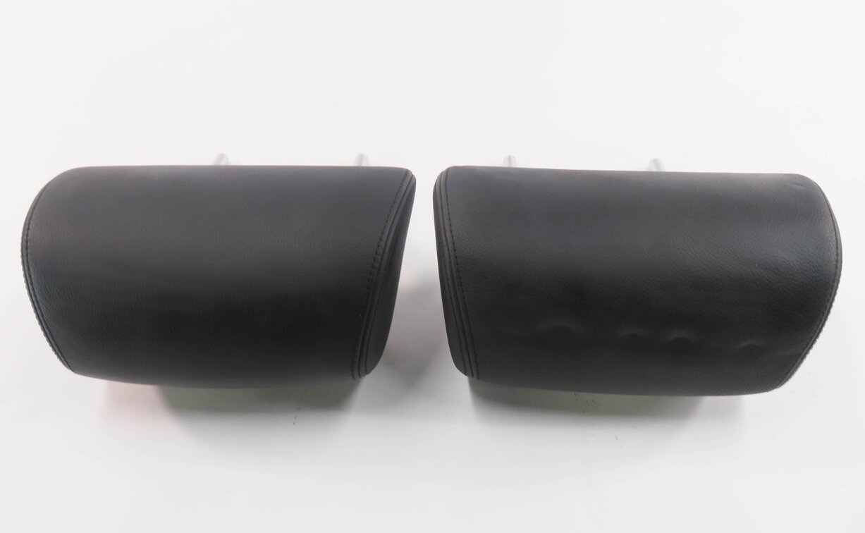 Thumbnail 5: 07 BMW M5 ///M (E60) REAR SEAT LEFT & RIGHT (MERINO BLACK LEATHER) HEADREST SET
