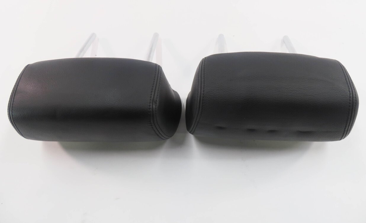 Thumbnail 6: 07 BMW M5 ///M (E60) REAR SEAT LEFT & RIGHT (MERINO BLACK LEATHER) HEADREST SET
