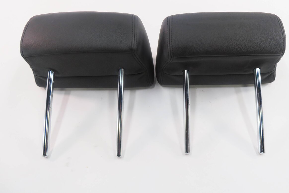 Thumbnail 7: 07 BMW M5 ///M (E60) REAR SEAT LEFT & RIGHT (MERINO BLACK LEATHER) HEADREST SET