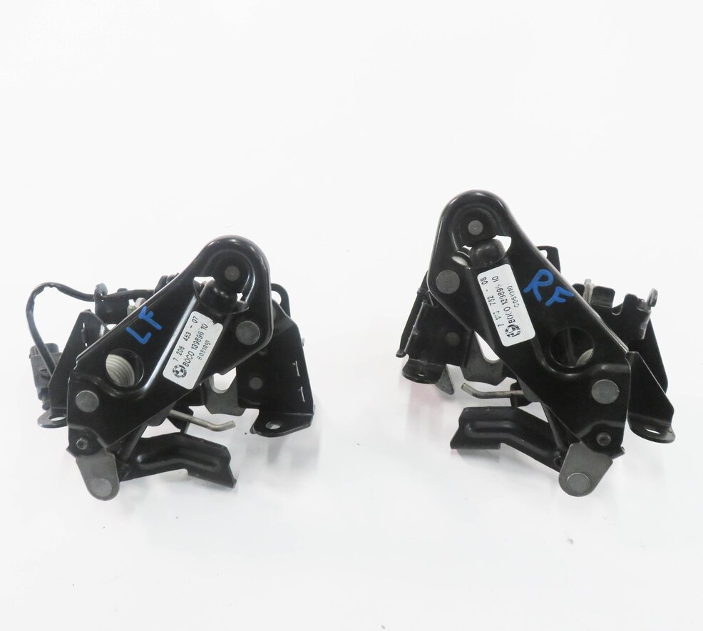 Thumbnail 7: 2011 BMW 550i (F10) FRONT LEFT & RIGHT LOWER HOOD LOCK LATCH SET-2