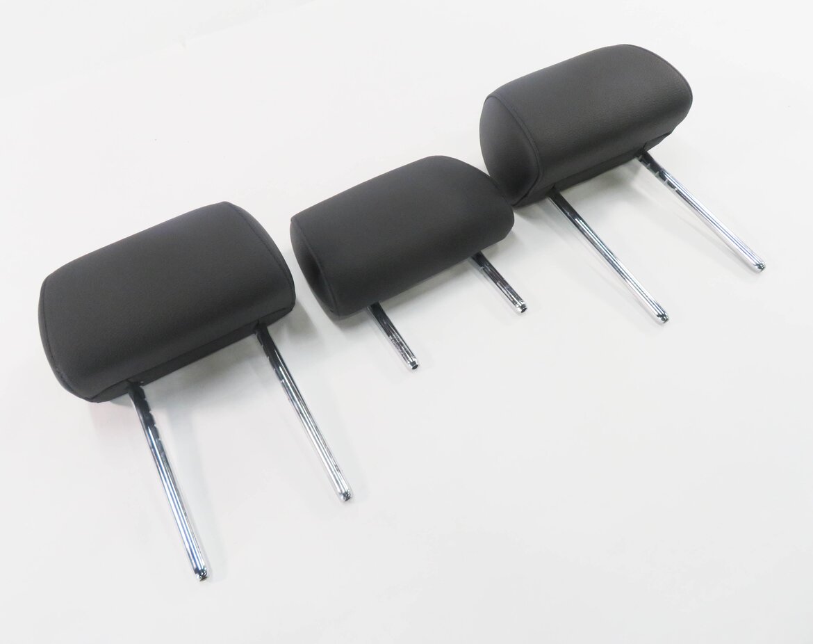 2011 BMW 550i (F10) REAR SEAT HEADREST SET-3 (BLACK LEATHER)