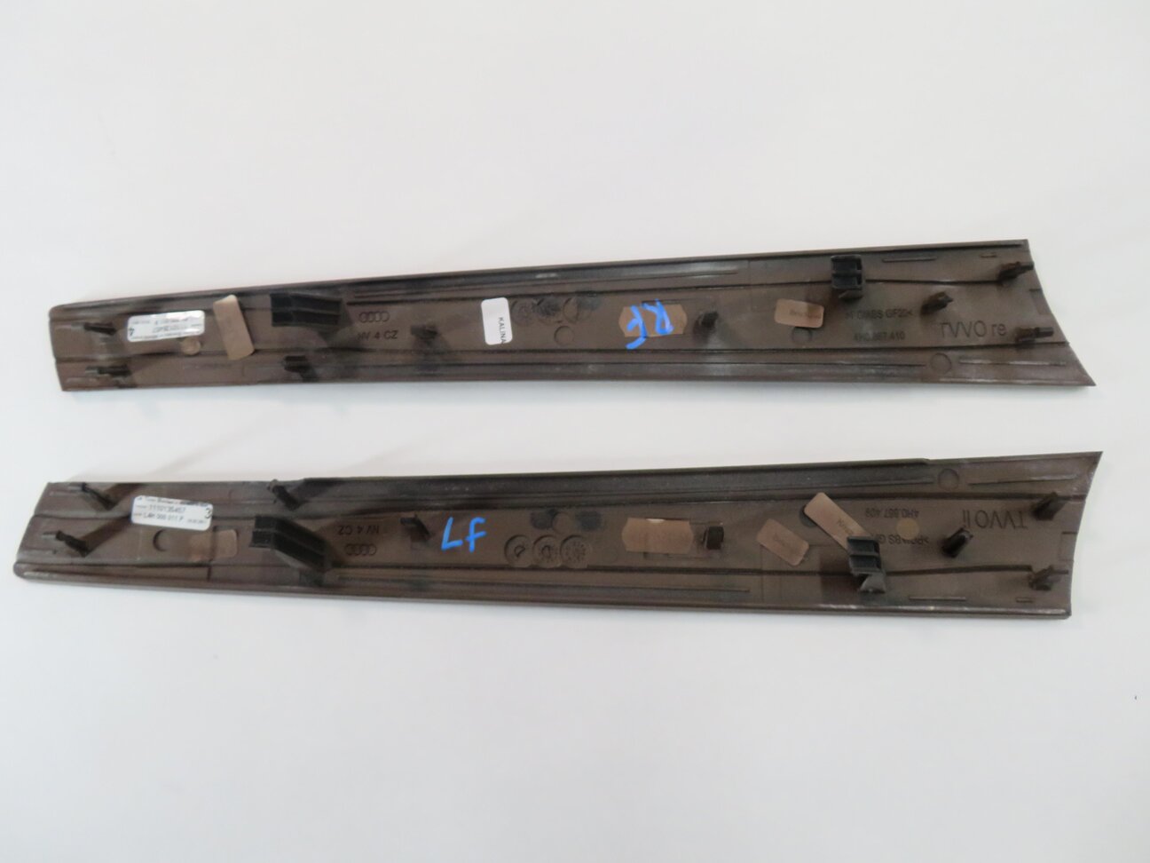 Thumbnail 20: 2011 AUDI A8 (D4 4H) DASH DOOR CONSOLE WOOD GRAIN TRIM PANEL SET