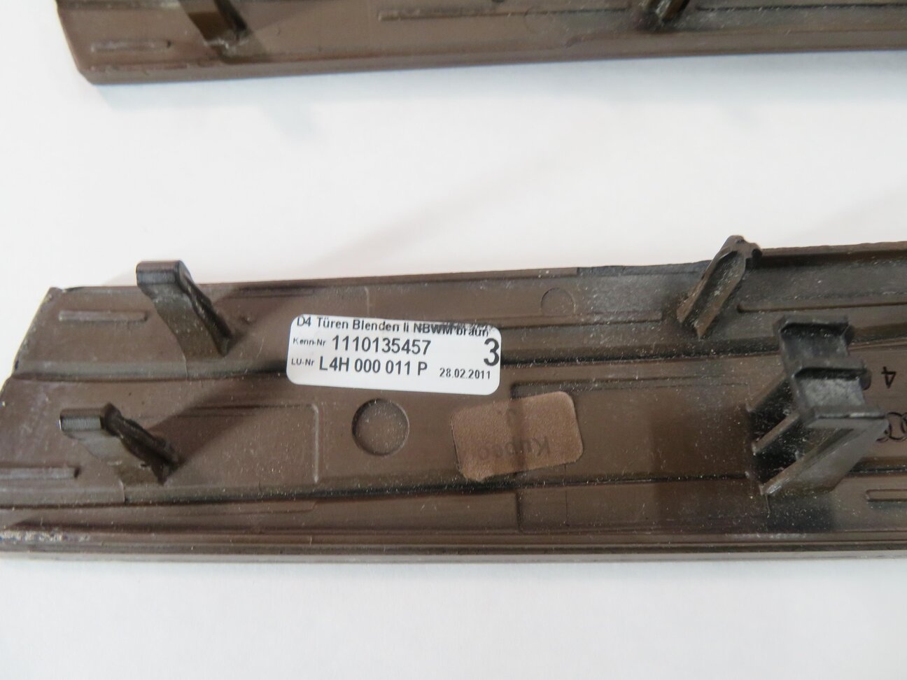 Thumbnail 21: 2011 AUDI A8 (D4 4H) DASH DOOR CONSOLE WOOD GRAIN TRIM PANEL SET