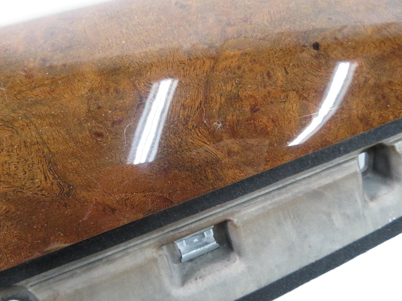 Thumbnail 7: 2011 AUDI A8 (D4 4H) DASH DOOR CONSOLE WOOD GRAIN TRIM PANEL SET