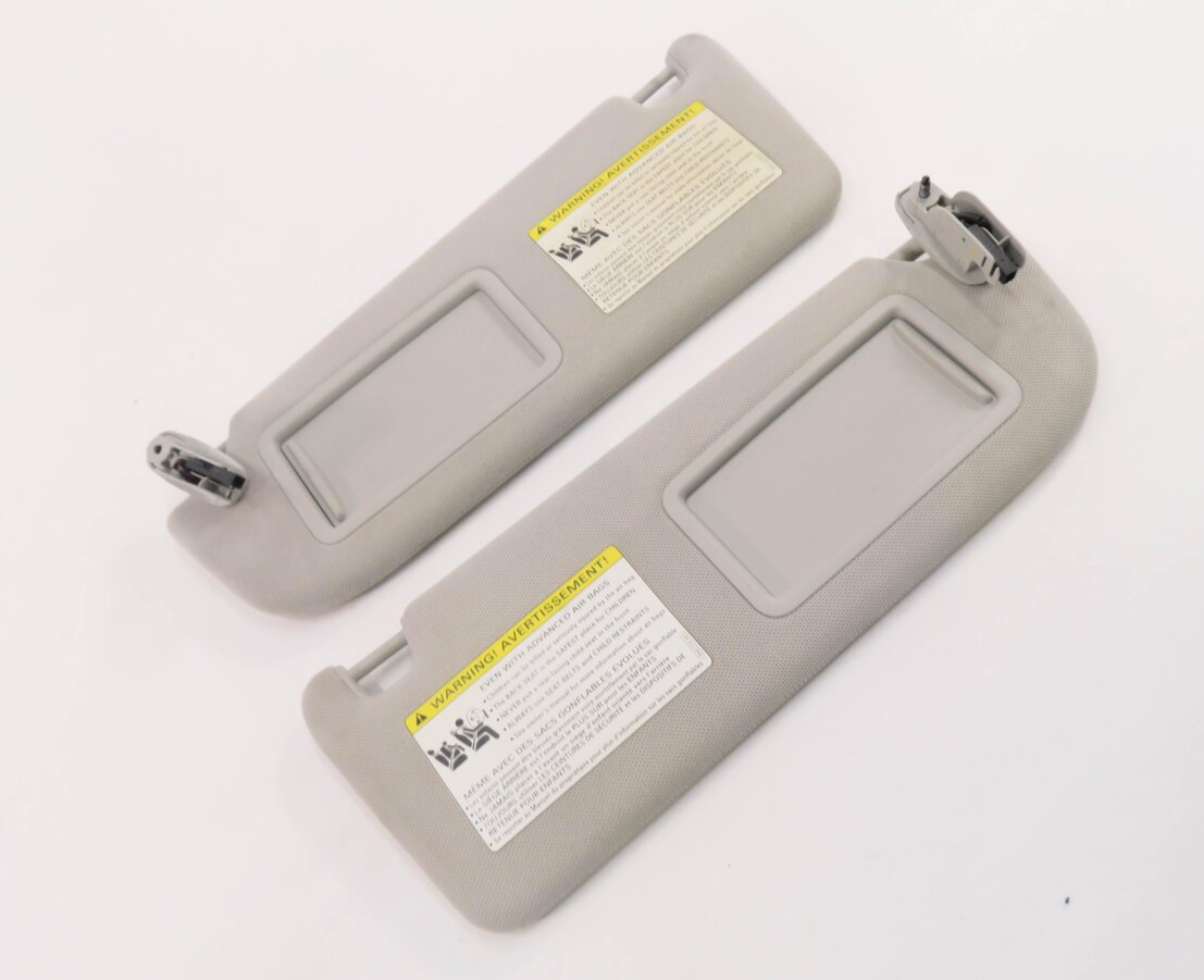 Thumbnail 2: 2010-2018 AUDI A8 S8 (D4 4H) FRONT LEFT & RIGHT SUN VISOR SET-2 (GRAY)