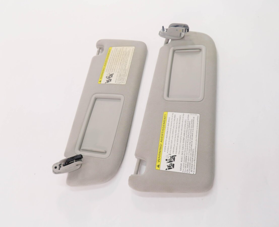 Thumbnail 5: 2010-2018 AUDI A8 S8 (D4 4H) FRONT LEFT & RIGHT SUN VISOR SET-2 (GRAY)
