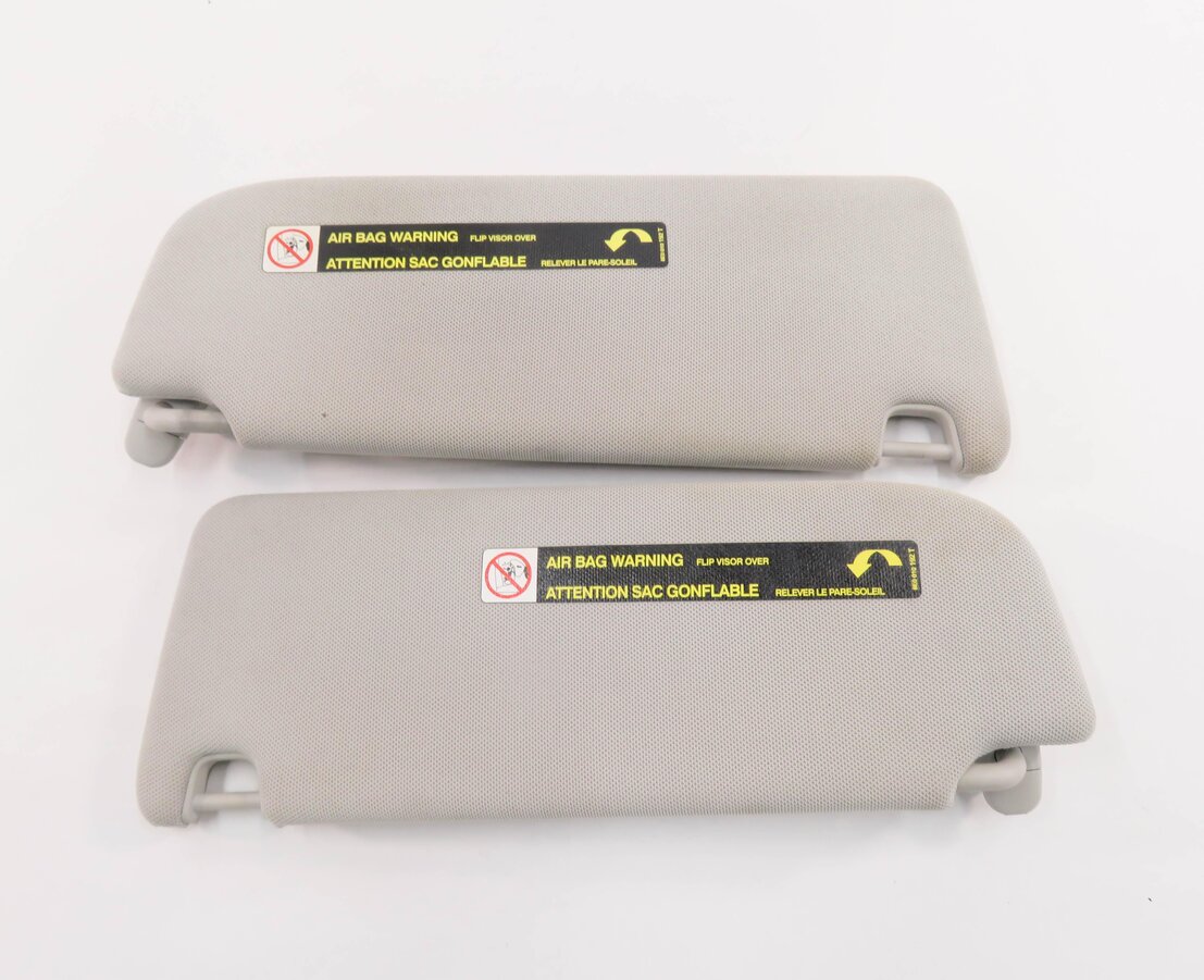 Thumbnail 6: 2010-2018 AUDI A8 S8 (D4 4H) FRONT LEFT & RIGHT SUN VISOR SET-2 (GRAY)