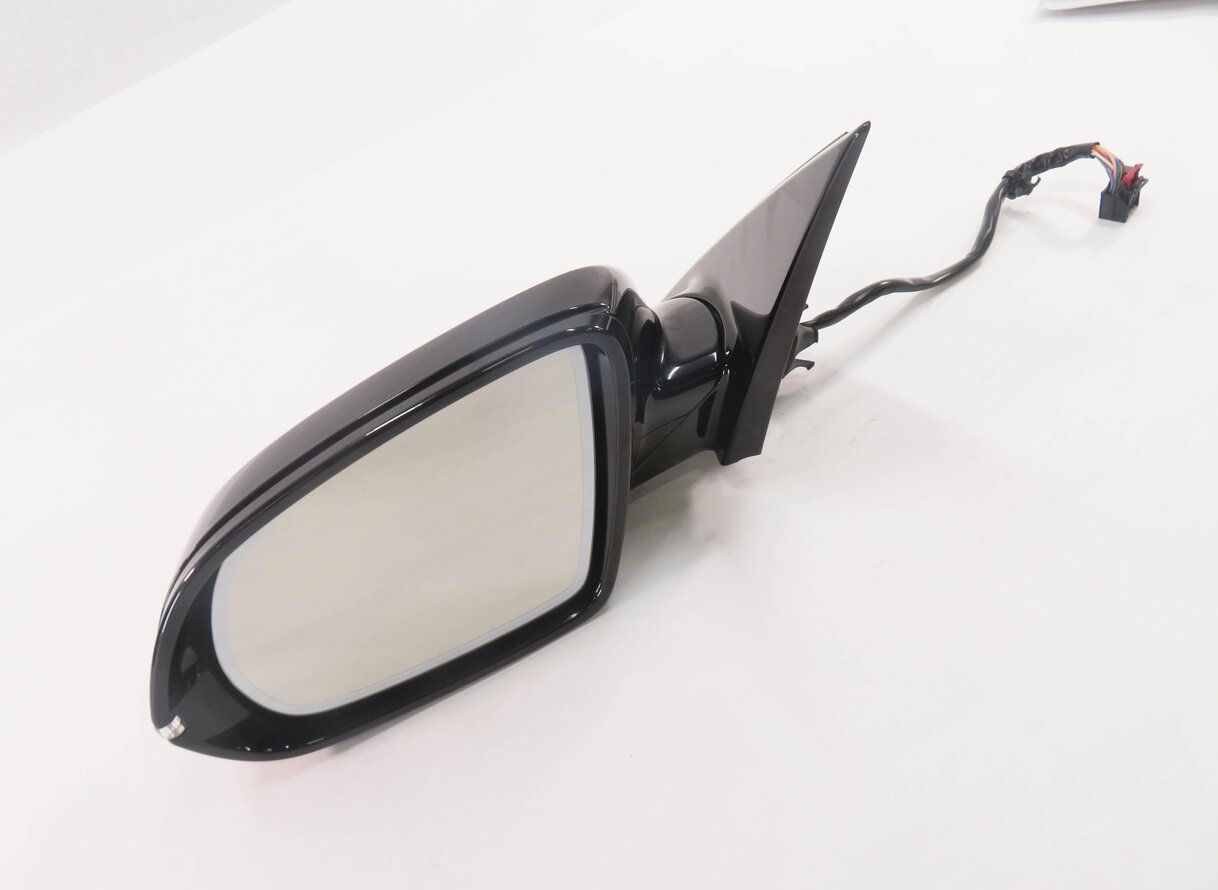 Thumbnail 2: 2011-2014 AUDI A8 S8 (D4 4H) LEFT P-FOLD HEATED MEM AUTODIM DOOR MIRROR (BLACK)