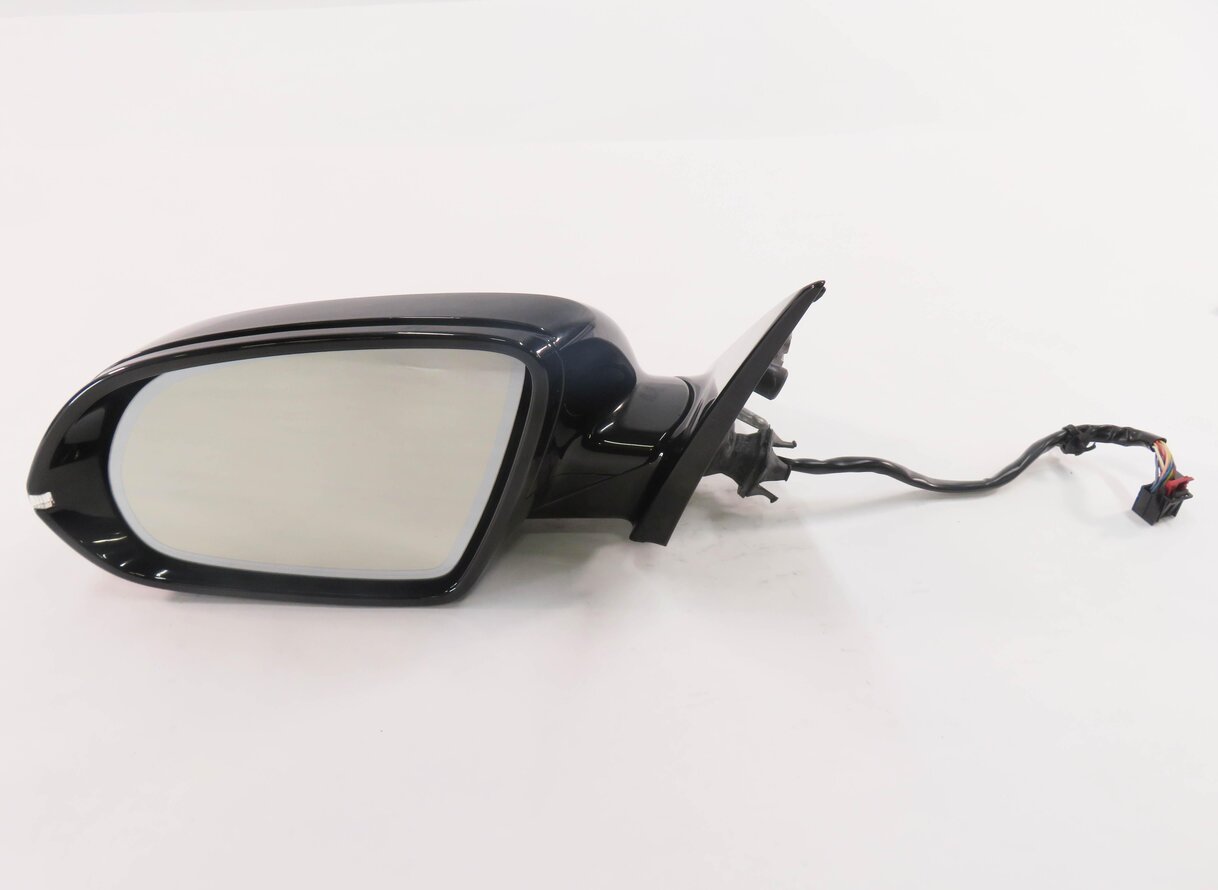 Thumbnail 3: 2011-2014 AUDI A8 S8 (D4 4H) LEFT P-FOLD HEATED MEM AUTODIM DOOR MIRROR (BLACK)