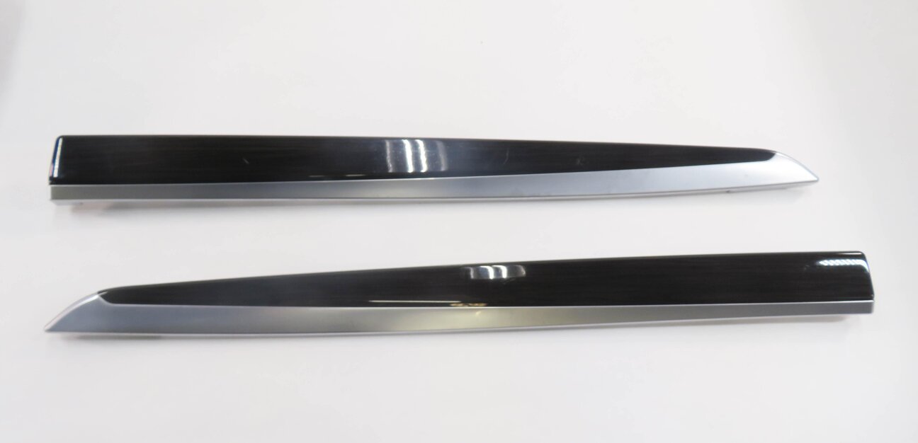Thumbnail 5: 2012 BMW 550i (F10) DASH DOOR CONSOLE WOOD GRAIN TRIM SET (FINELINE ANTHRACITE)