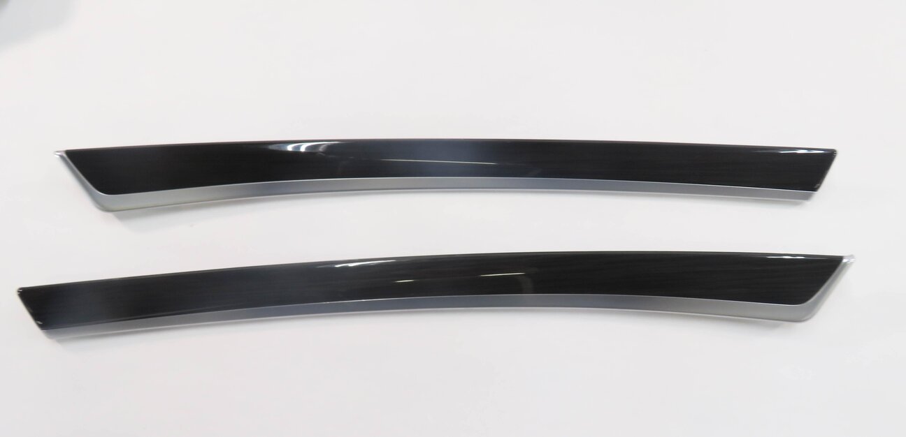 Thumbnail 6: 2012 BMW 550i (F10) DASH DOOR CONSOLE WOOD GRAIN TRIM SET (FINELINE ANTHRACITE)