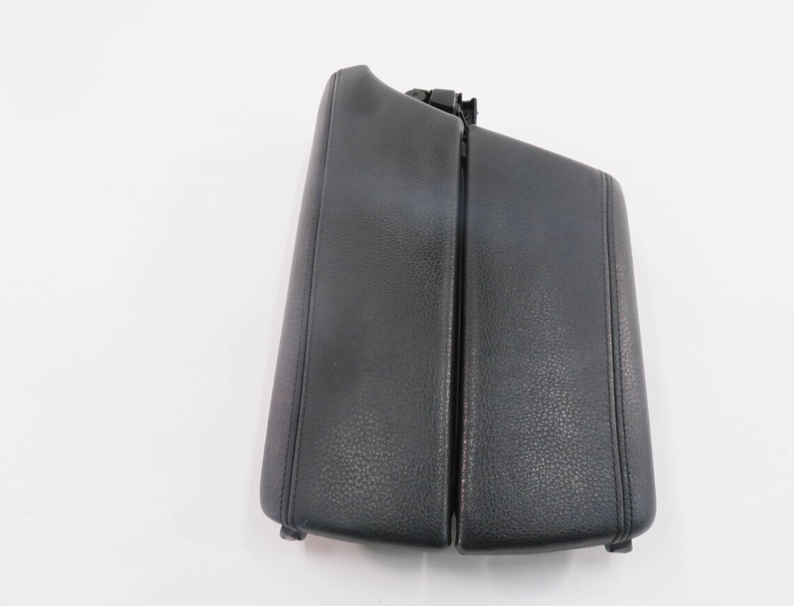 Thumbnail 2: 12-16 BMW 528i 535i 550i (F10) FRONT CENTER CONSOLE ARM REST COMPARTMENT (BLACK)