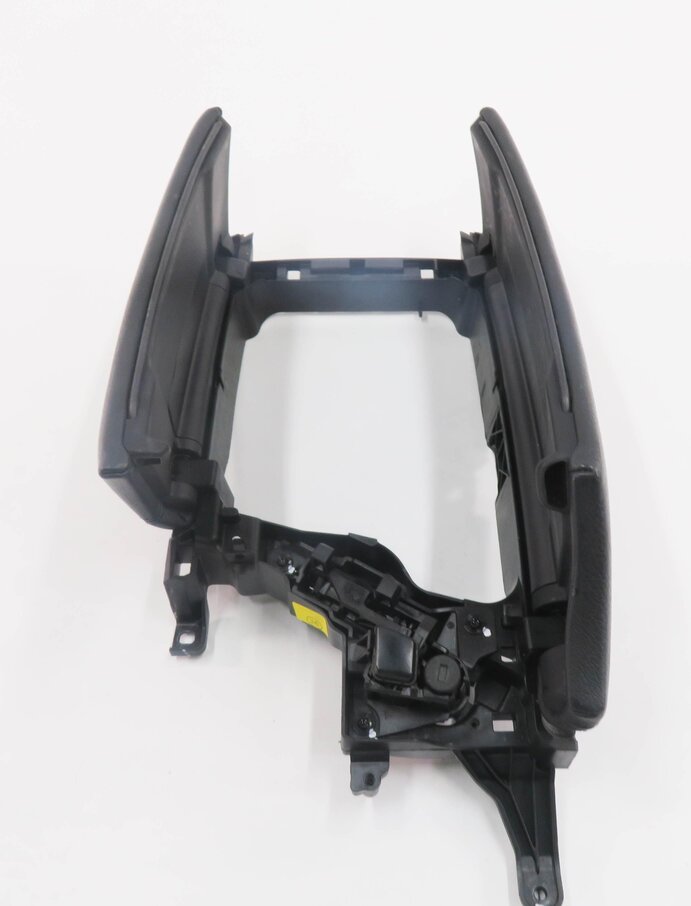 Thumbnail 6: 12-16 BMW 528i 535i 550i (F10) FRONT CENTER CONSOLE ARM REST COMPARTMENT (BLACK)