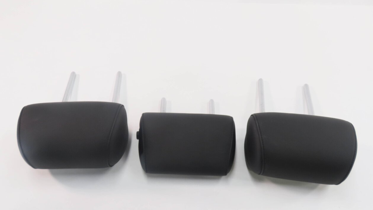 Thumbnail 5: 2012 BMW 550i (F10) REAR SEAT HEADREST SET-3 (BLACK DAKOTA LEATHER LCSW)