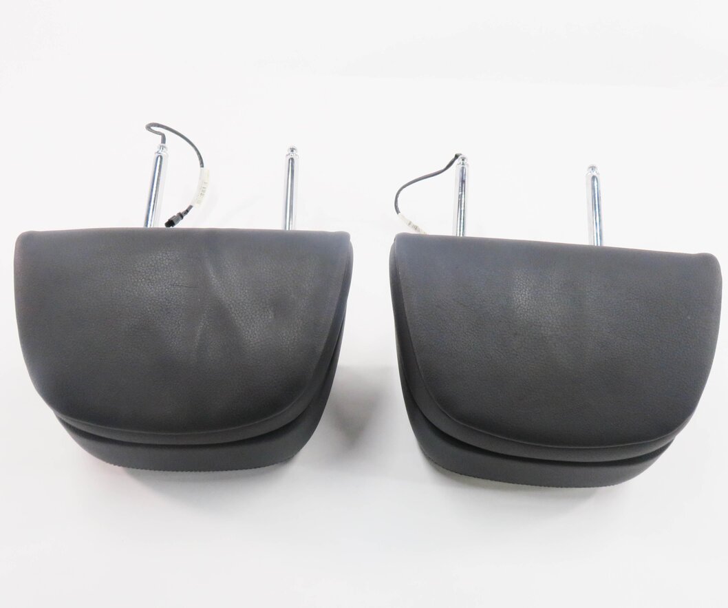 Thumbnail 5: 2012 BMW 550i (F10) FRONT LEFT & RIGHT SEAT HEADREST SET (BLACK DAKOTA LEATHER)