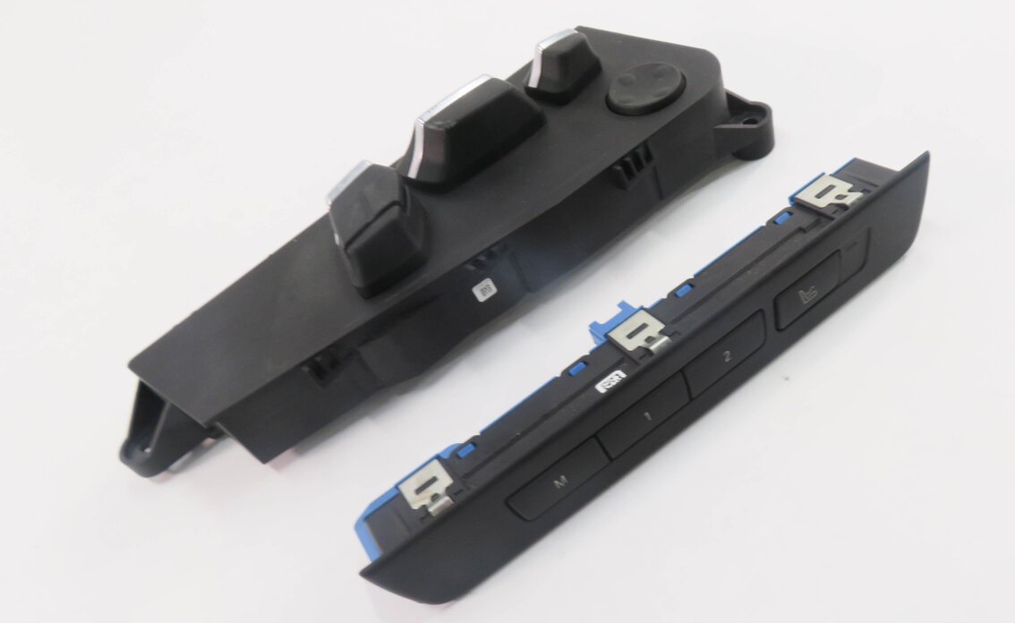 2012 BMW 550i (F10) LEFT FRONT DRIVER POWER SEAT ADJUSTMENT SWITCH BUTTON SET