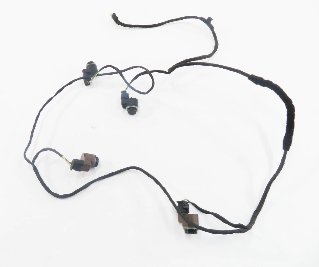 Thumbnail 2: 2012 BMW 550i (F10) REAR PDC PARK DISTANCE SENSOR SET w/ HARNESS (CARBON BLACK)