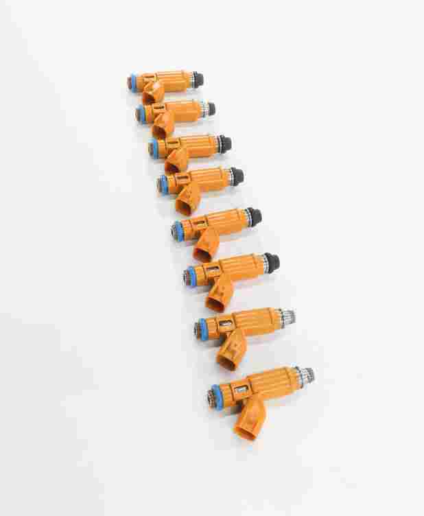 Thumbnail 4: 2005-2009 LR3 - RANGE ROVER SPORT (L320 L322) 4.4L V8 ENGINE FUEL INJECTOR SET 8