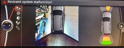 Thumbnail 2: 10-13 BMW X5M ///M (E70) RIGHT PASSENGER PFOLD HEATED CAMERA DOOR MIRROR (WHITE)